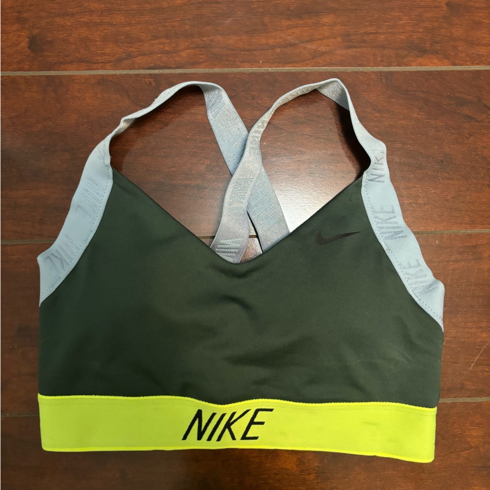 Nike Women's Top - Green and Yellow